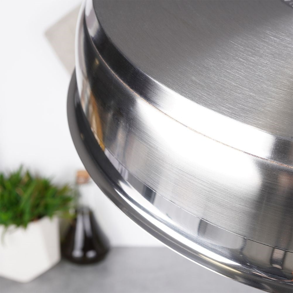 High-quality stainless steel frying pan for all stoves