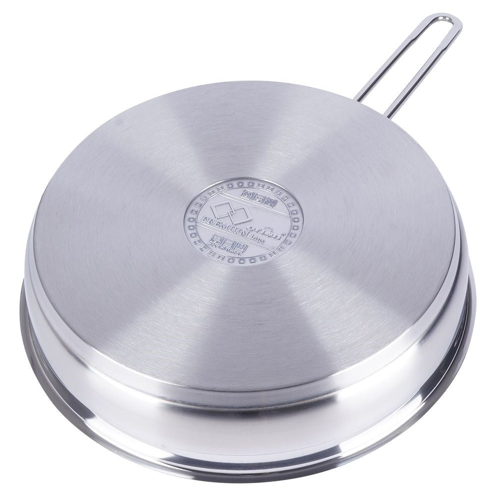 High-quality stainless steel frying pan for all stoves