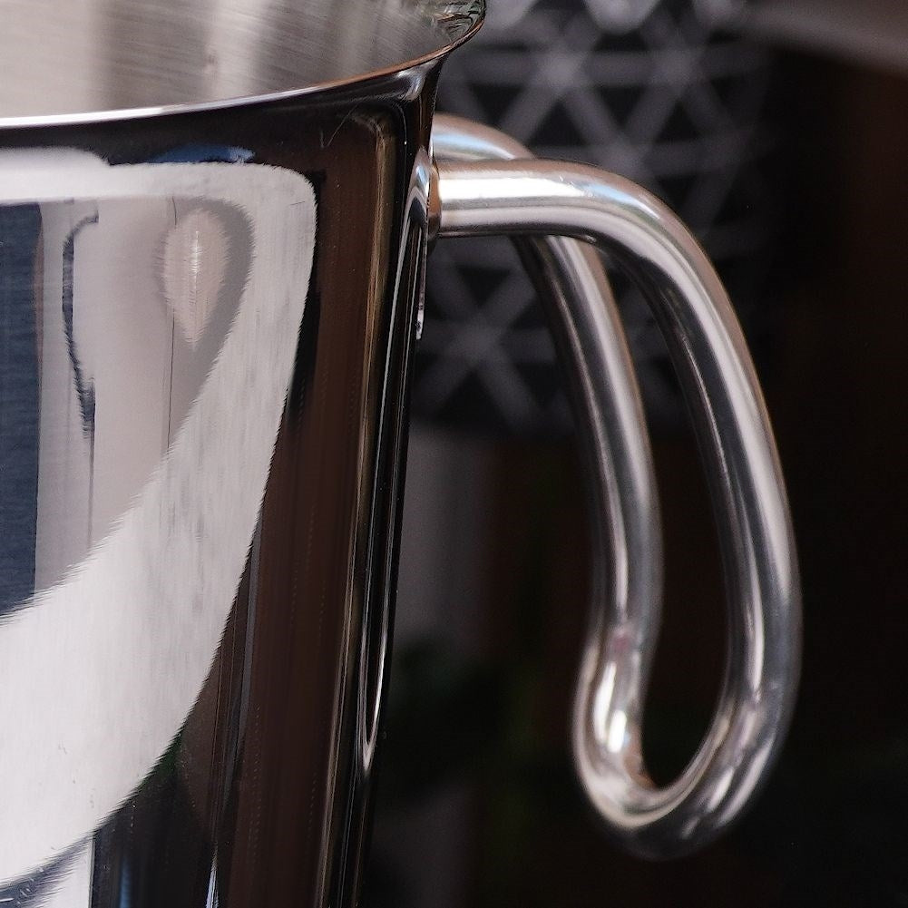 High-quality stainless steel milk pan for all stoves