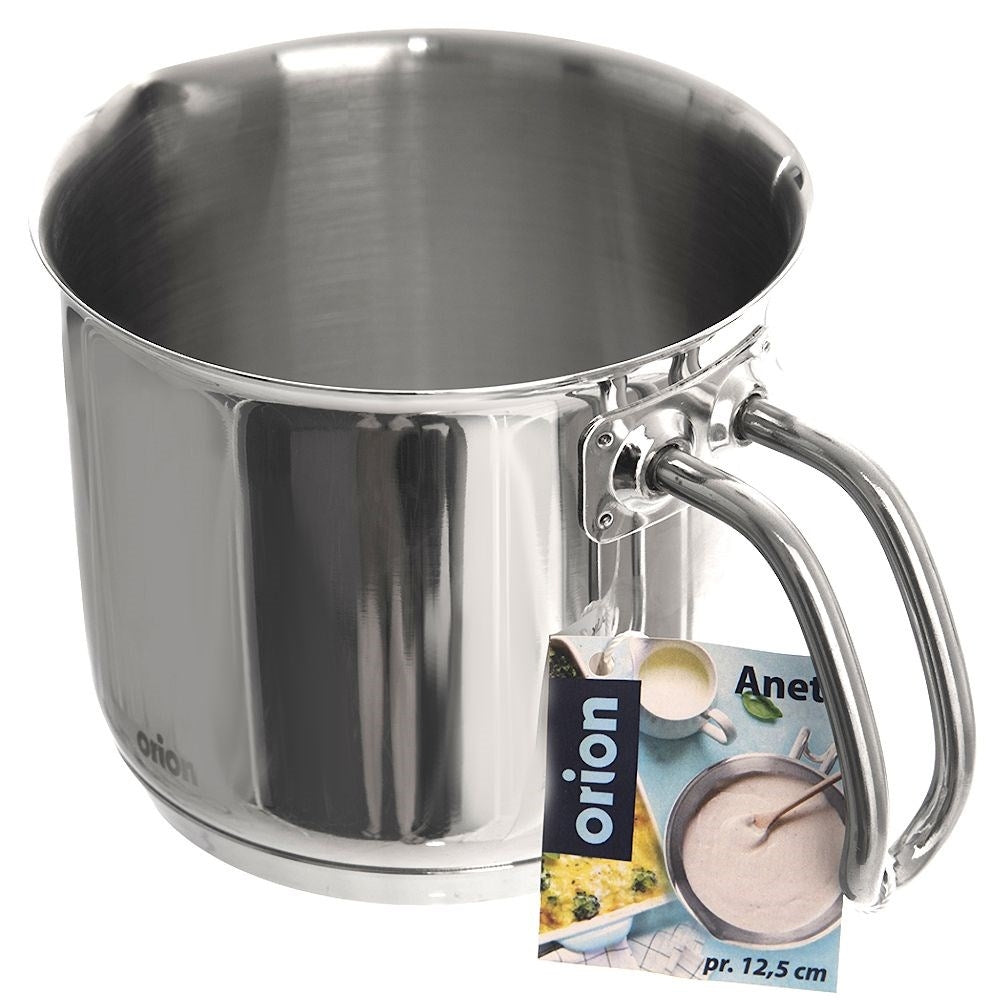 High-quality stainless steel milk pan for all stoves