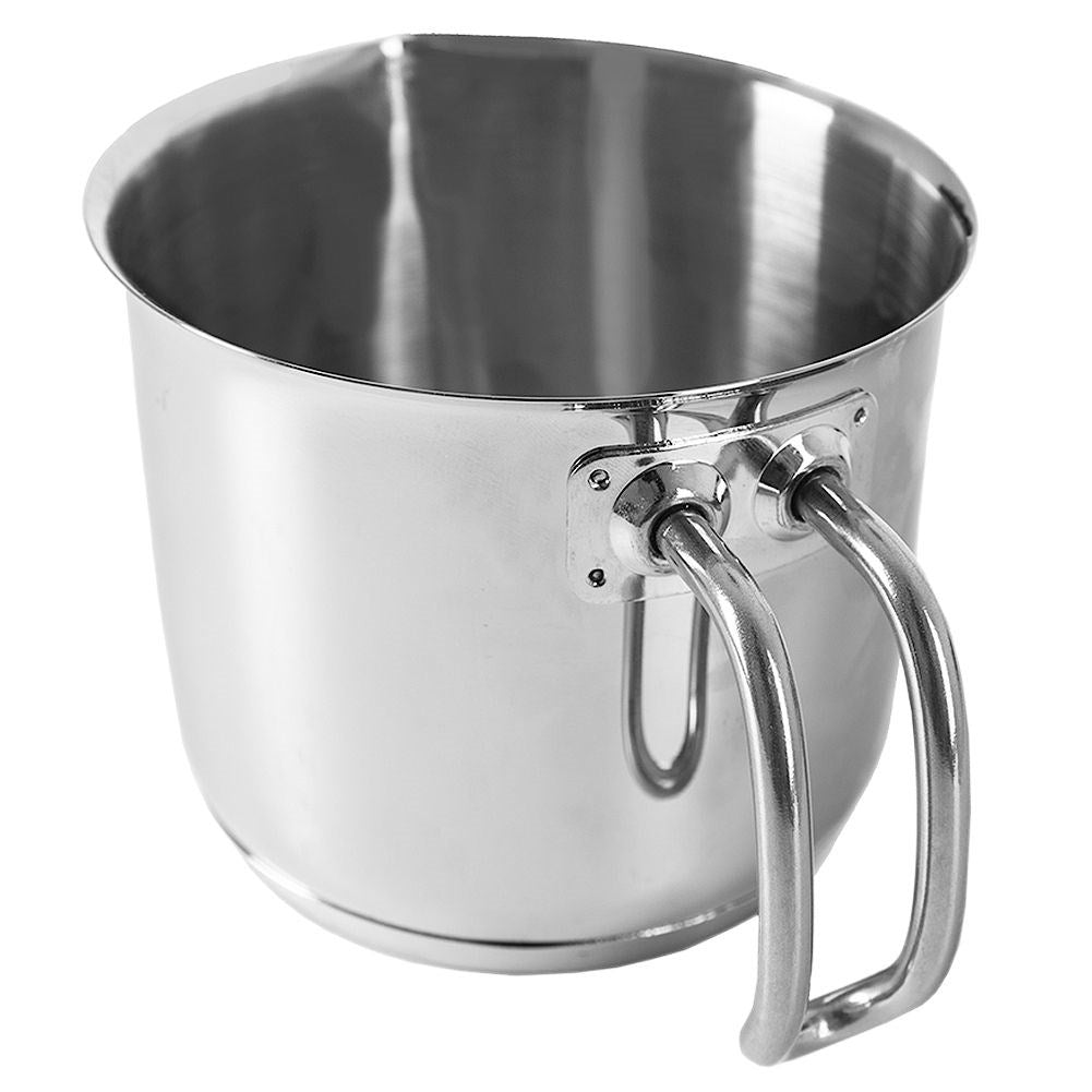 High-quality stainless steel milk pan for all stoves