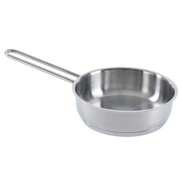 High-quality stainless steel pan for all stoves