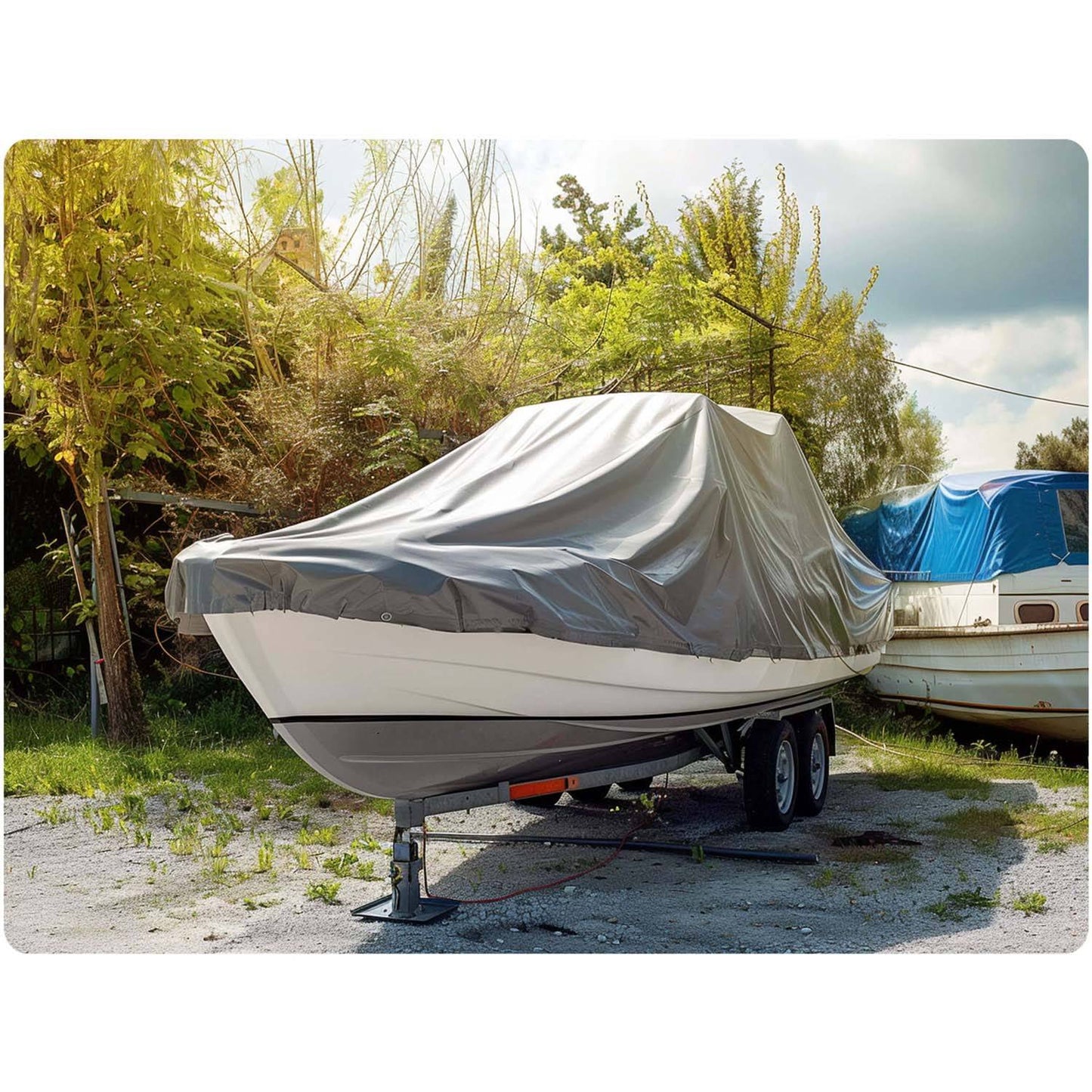 High-quality tarpaulin 300 x 200 cm, 260 g/m² - Plonos PL-501