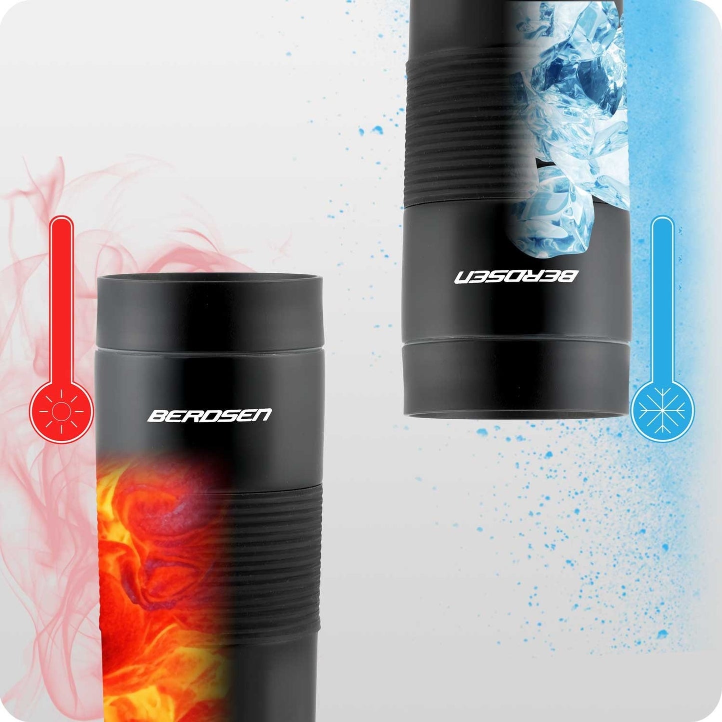 High-quality vacuum thermos 590 ml BD-784 black