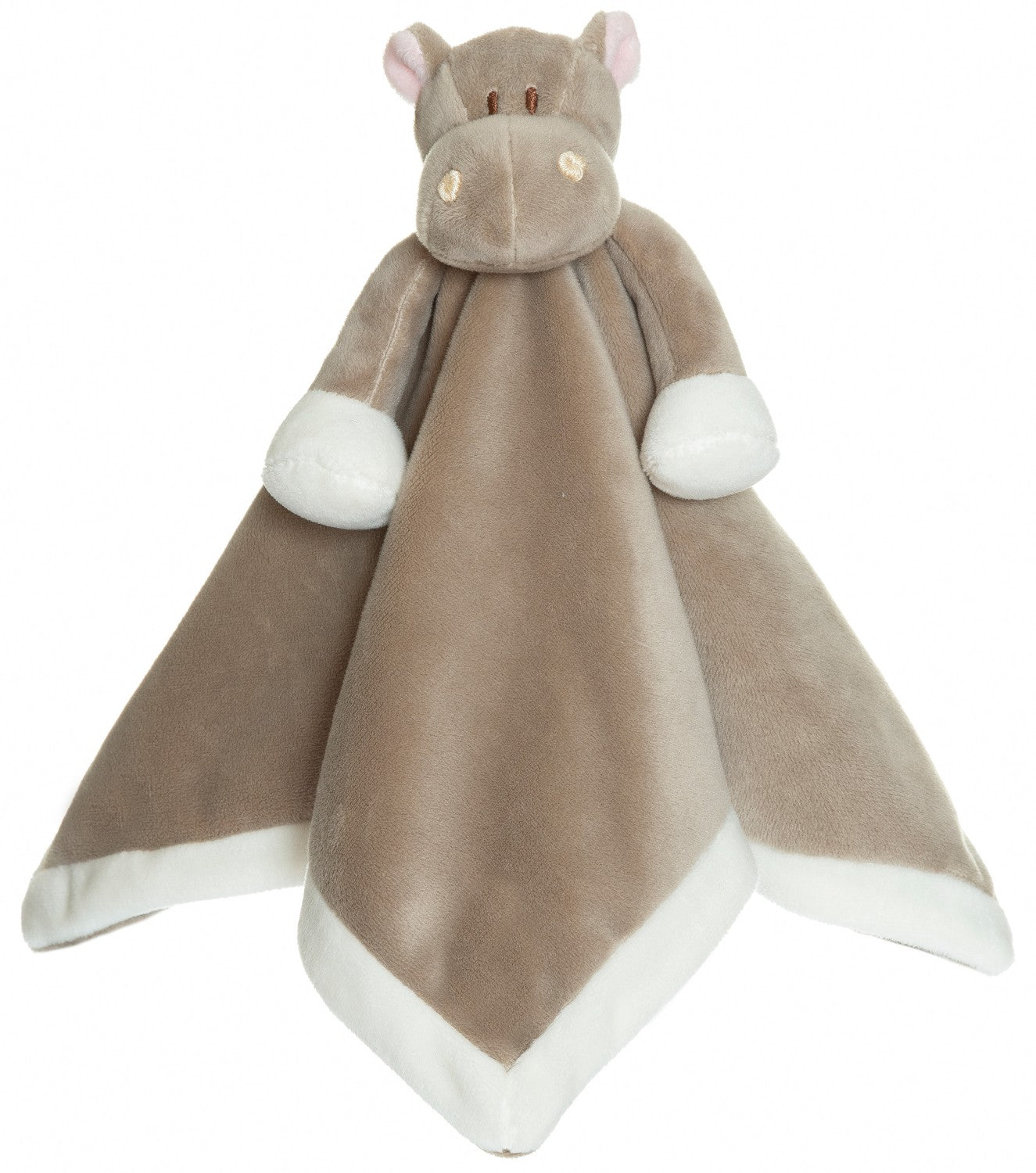 Baby Comforter, Soft Hippo Blanket, 35x35 cm, Washable