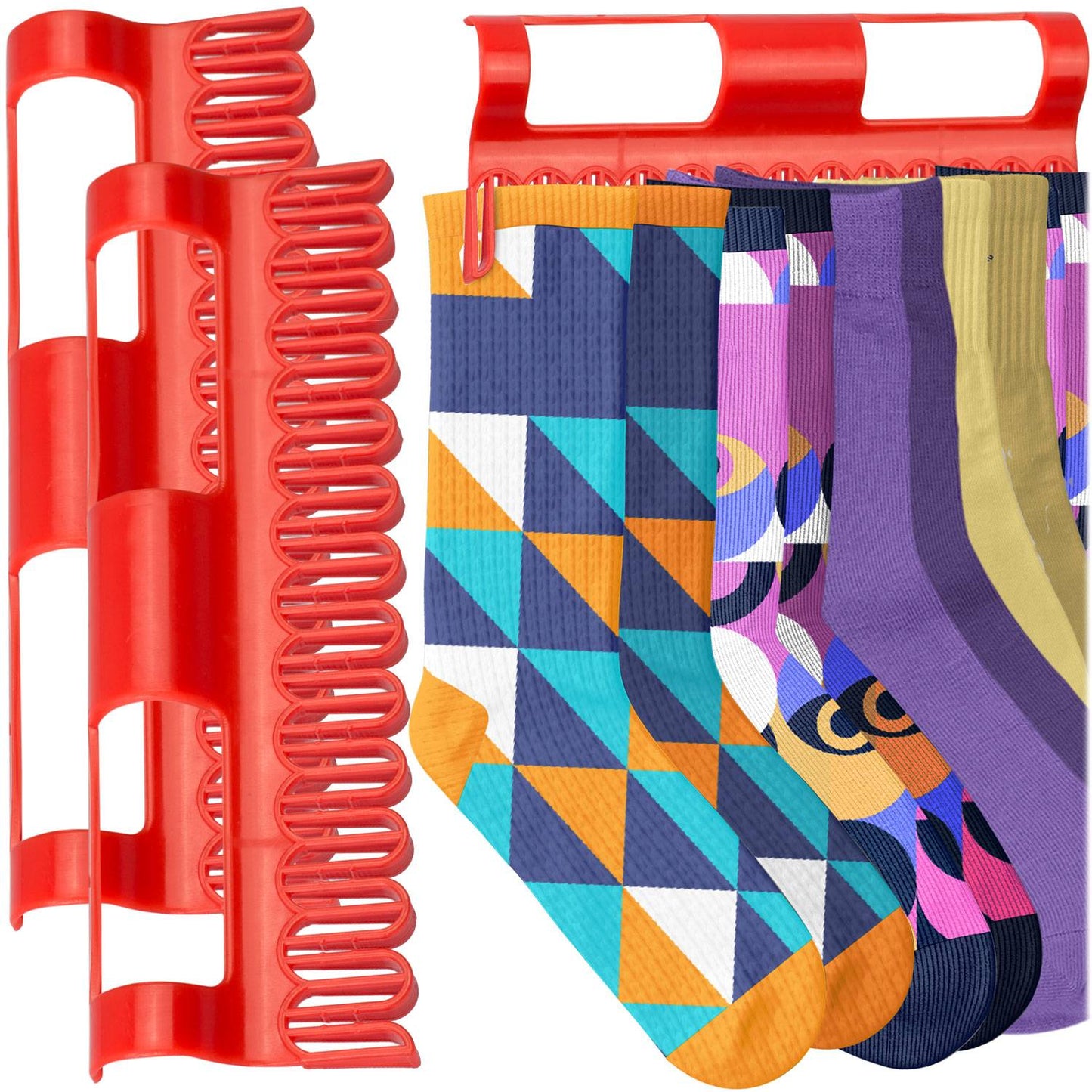 Holder for socks for tumble dryer, 2-pack
