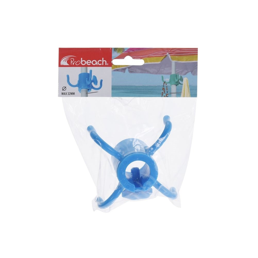 Holder with Four Hooks for Garden and Beach Parasol