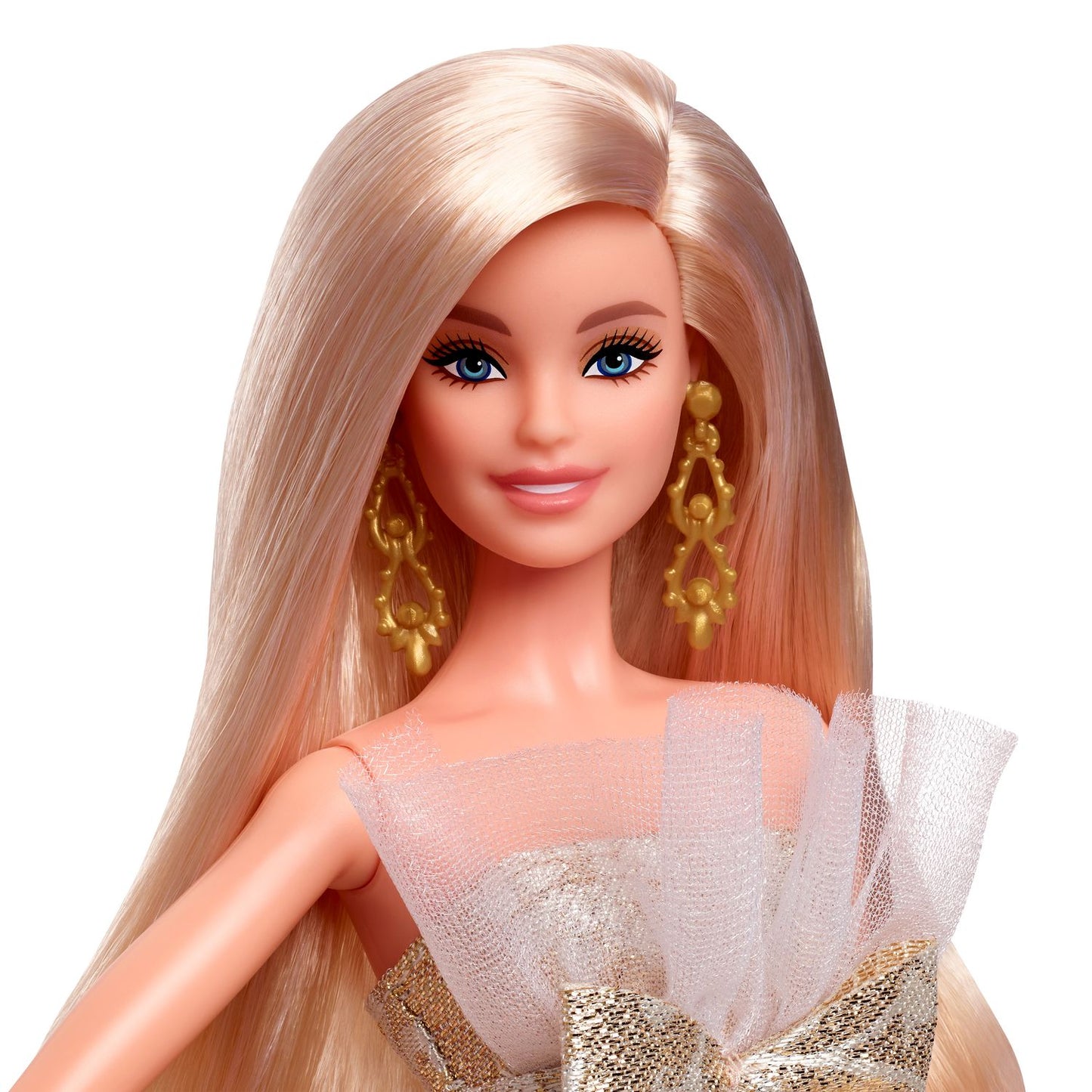 Holiday Barbie Doll, Blonde, Gold & Silver Dress, 2025 Edition