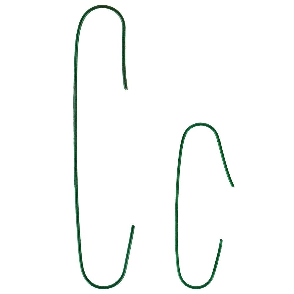 Hook pendants for baubles, green, 3.5/6 cm, 150 pcs.