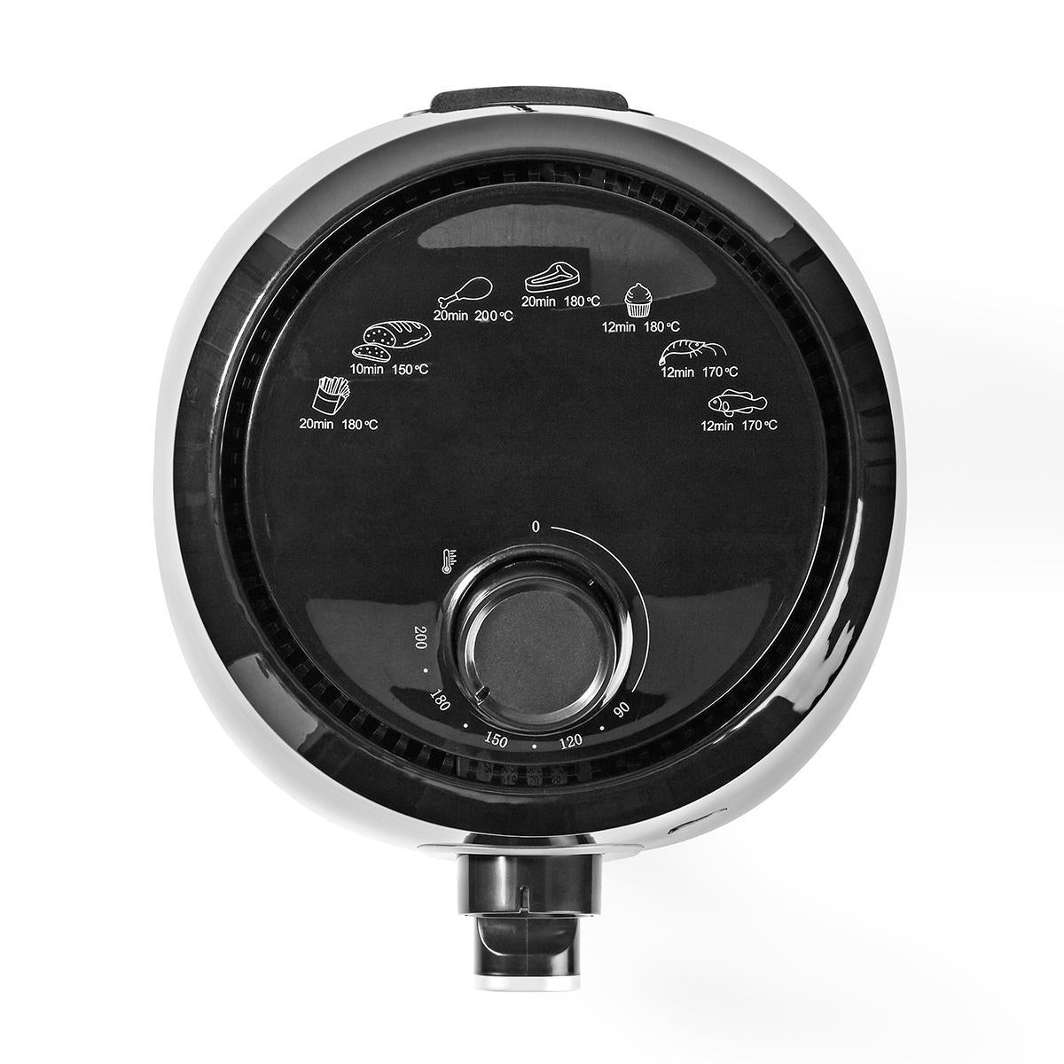 Hot Air Fryer | 2.4 l | Timer: 30 min | Analog | Aluminum / Black
