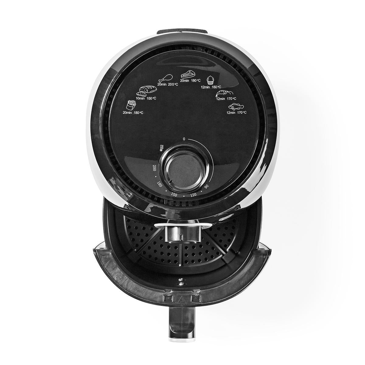 Hot Air Fryer | 2.4 l | Timer: 30 min | Analog | Aluminum / Black