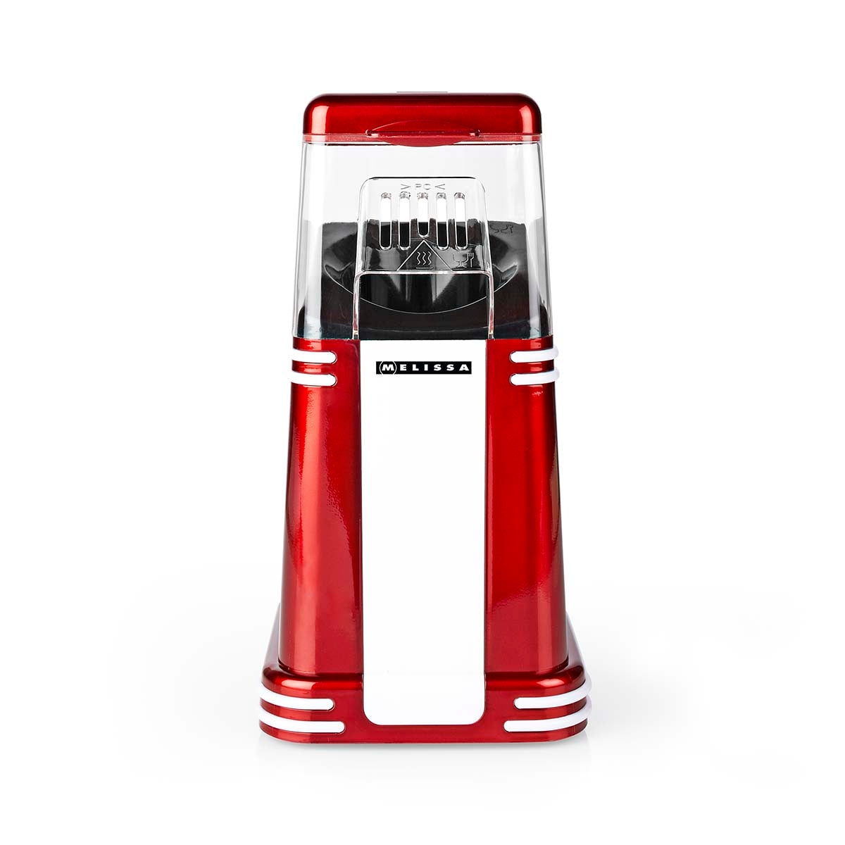 Hot Air Popcorn Maker, 1200W, 60g, Red/White