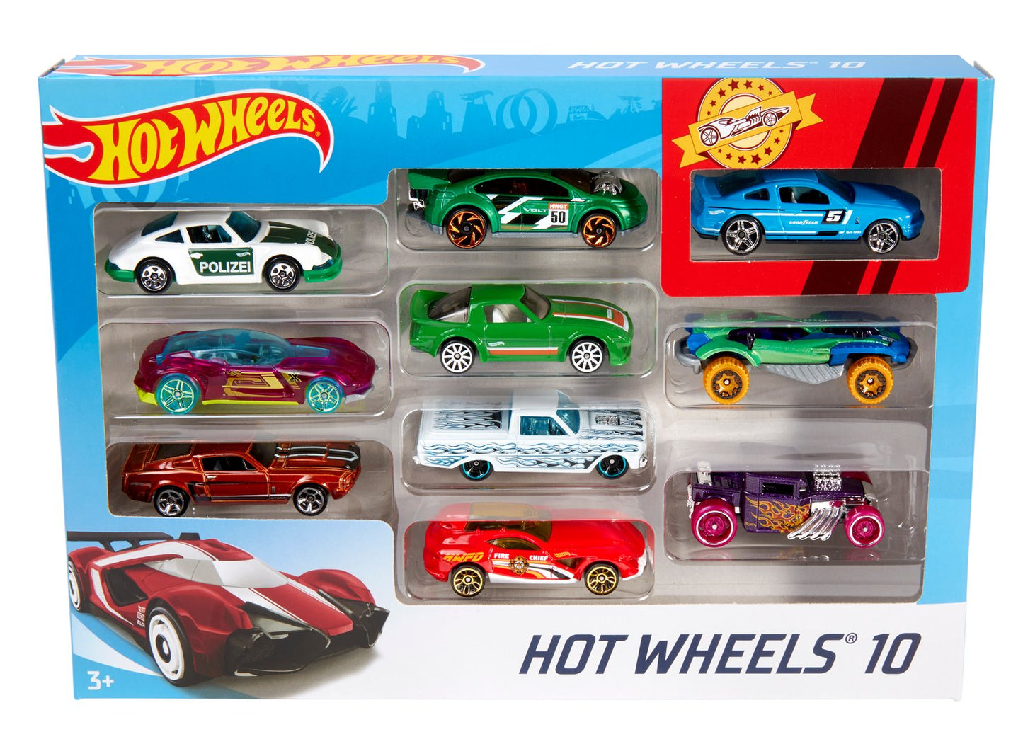 Hot Wheels Basic Car 10-Pack