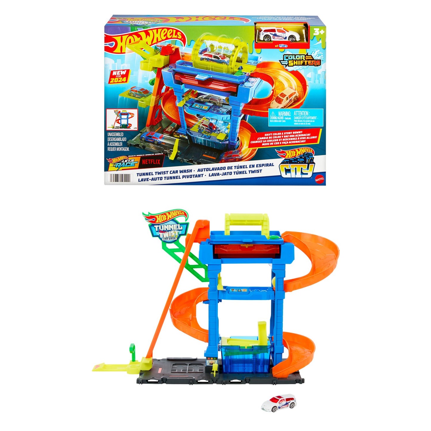 Hot Wheels City Ecl Car Wash Playset