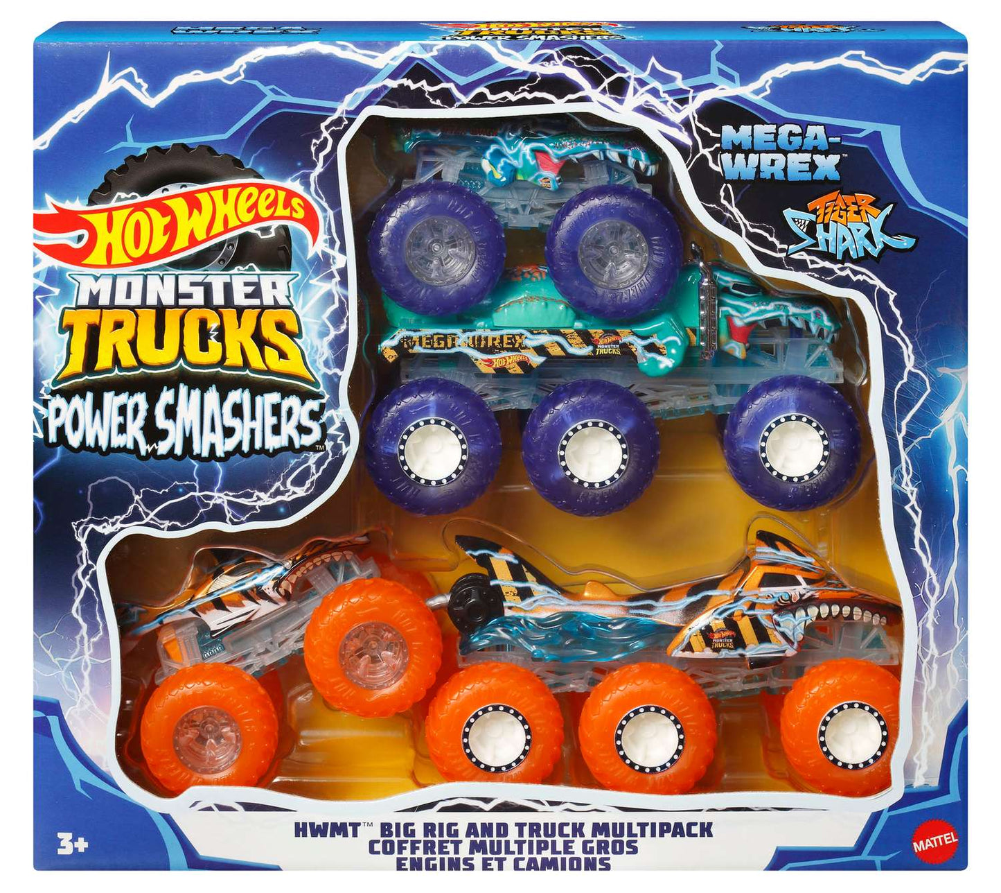 Hot Wheels Monster Trucks Power Smashers Multipack