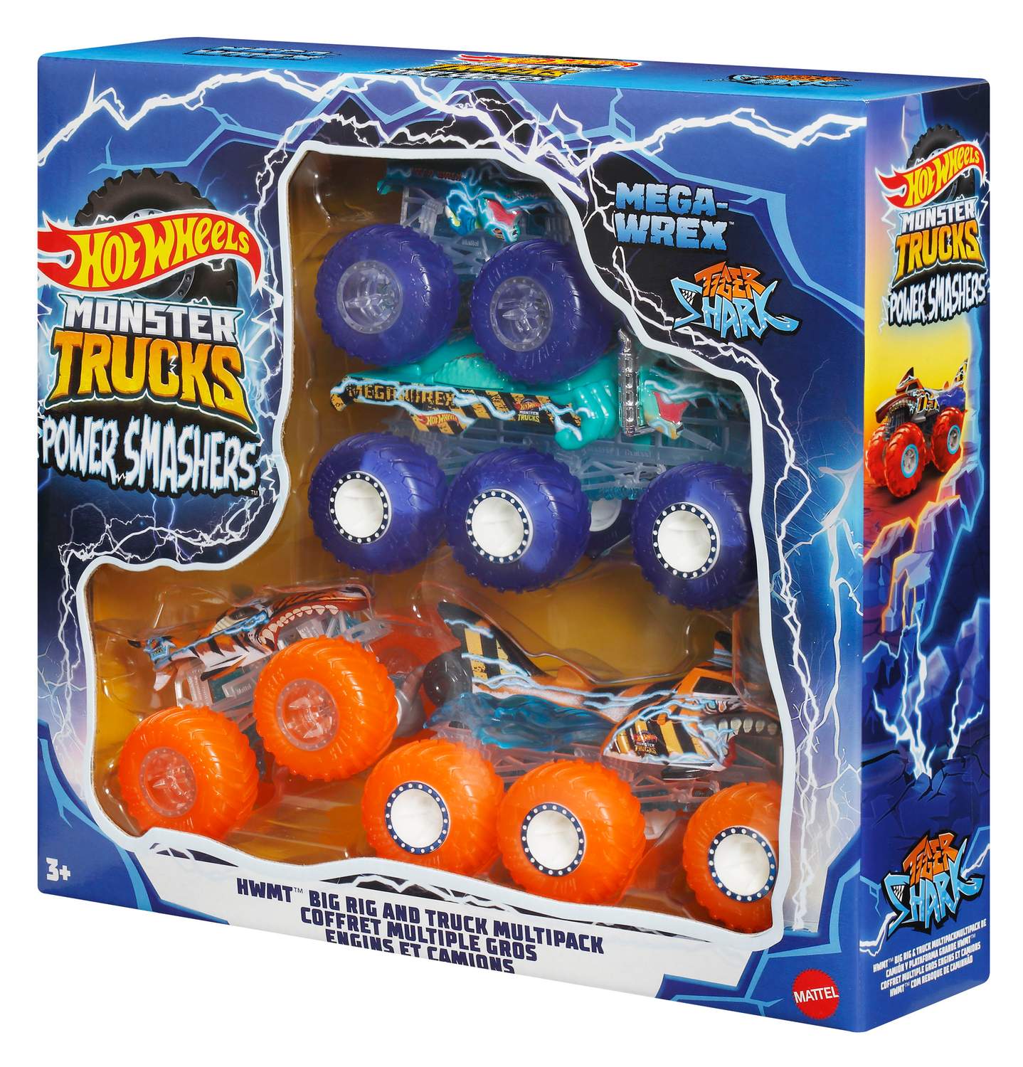 Hot Wheels Monster Trucks Power Smashers Multipack