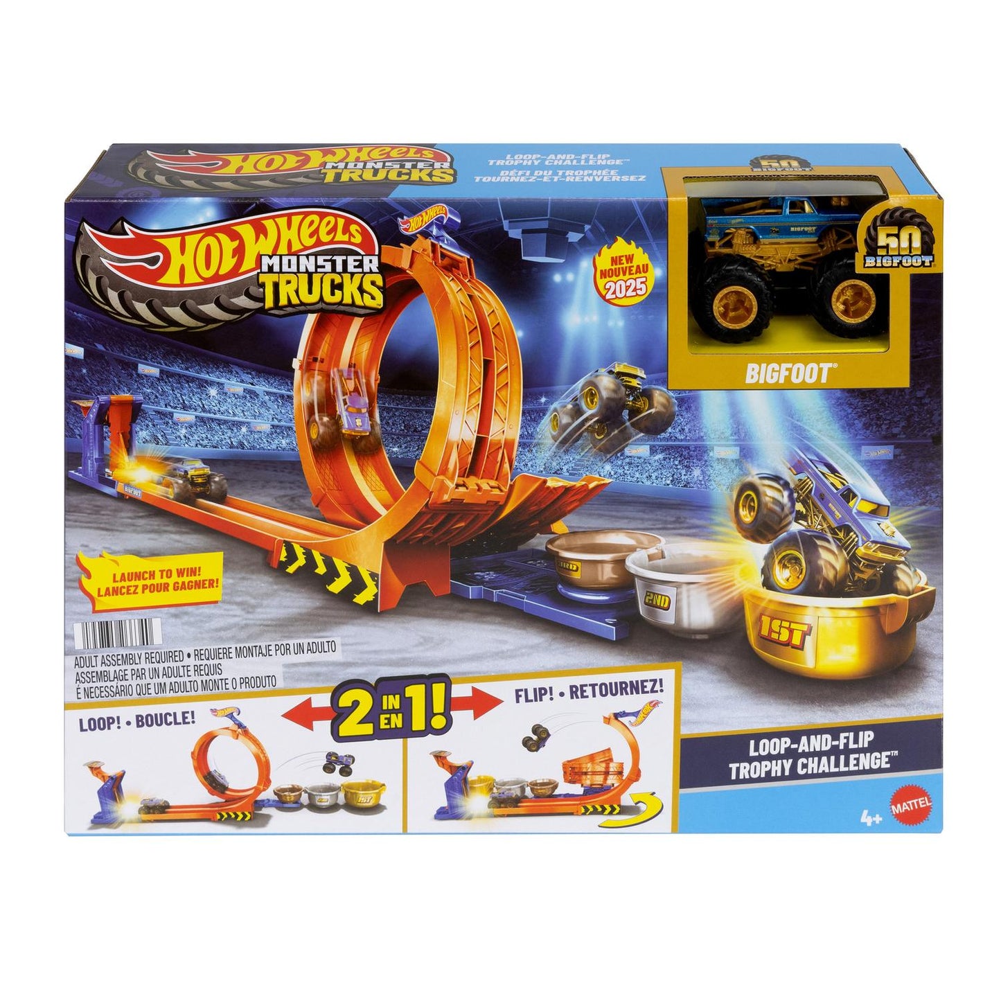 Hot Wheels Monstertruck Loop&Flip Trophy Challenge