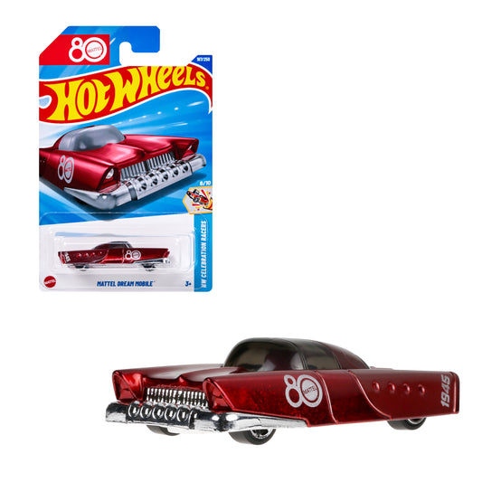 Hot Wheels Ruby Red Die-Cast Car, 80th Anniversary Edition