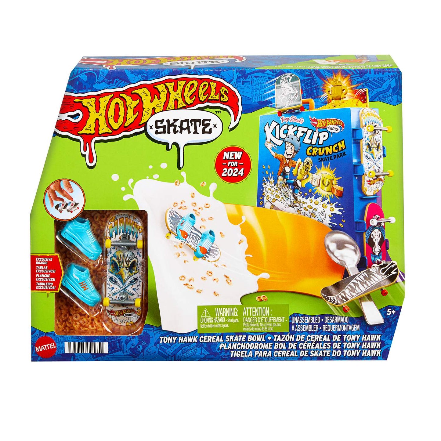 Hot Wheels Skate Cereal Bowl Playset