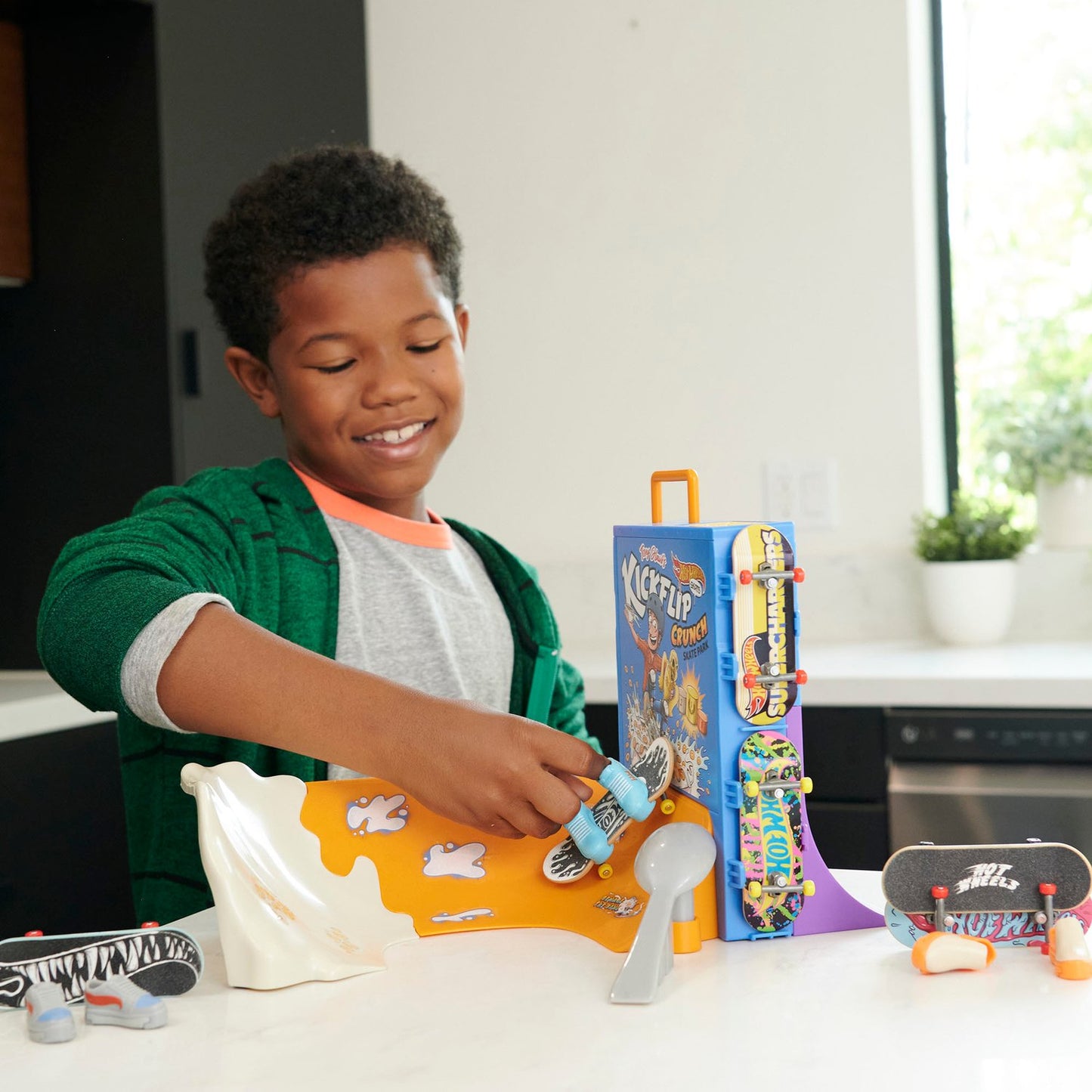 Hot Wheels Skate Cereal Bowl Playset