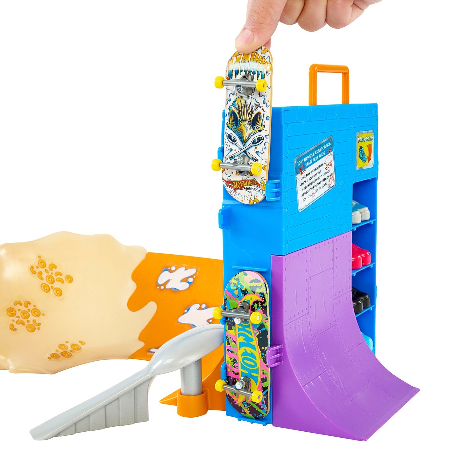 Hot Wheels Skate Cereal Bowl Playset