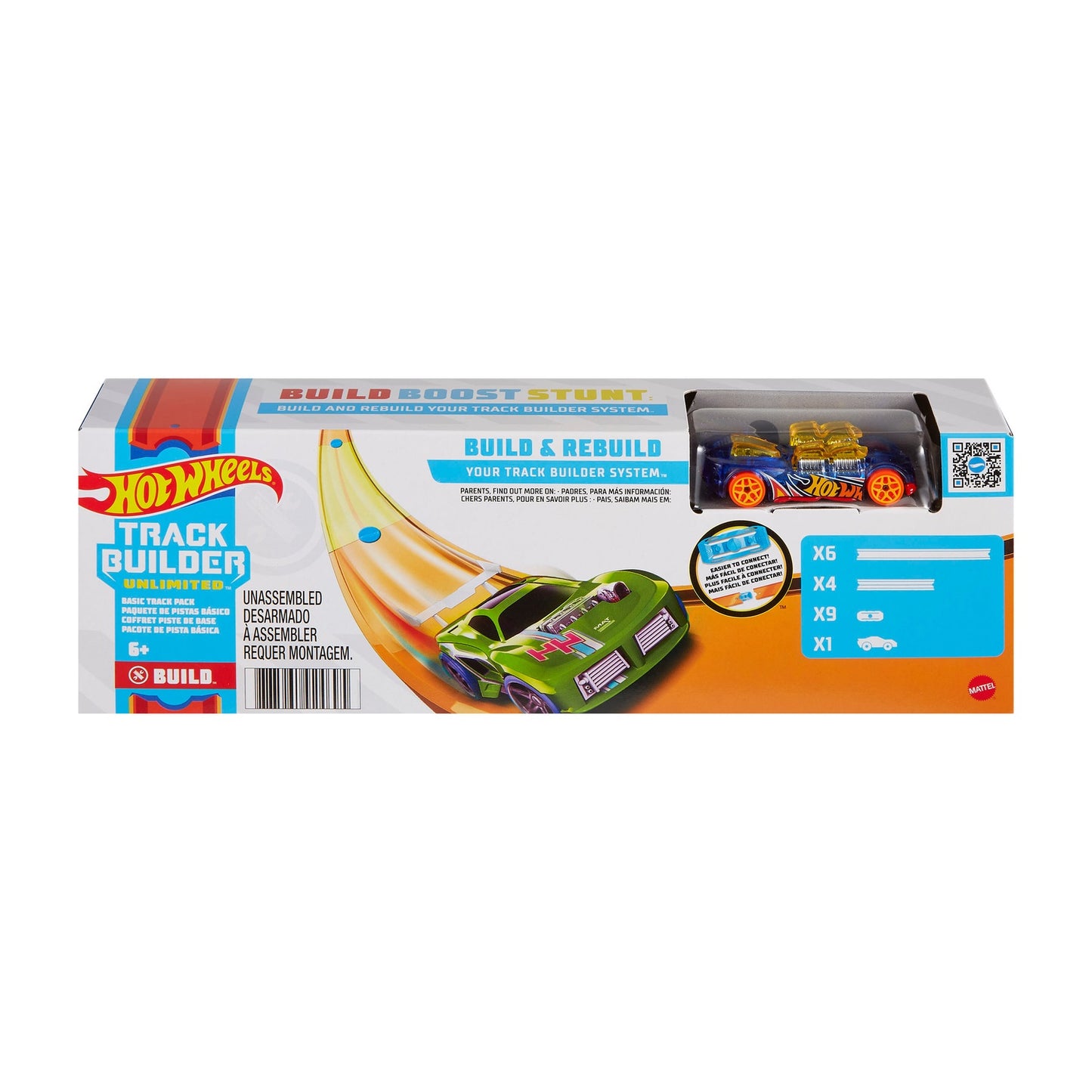 Hot Wheels Track Builder Basic Track Pack