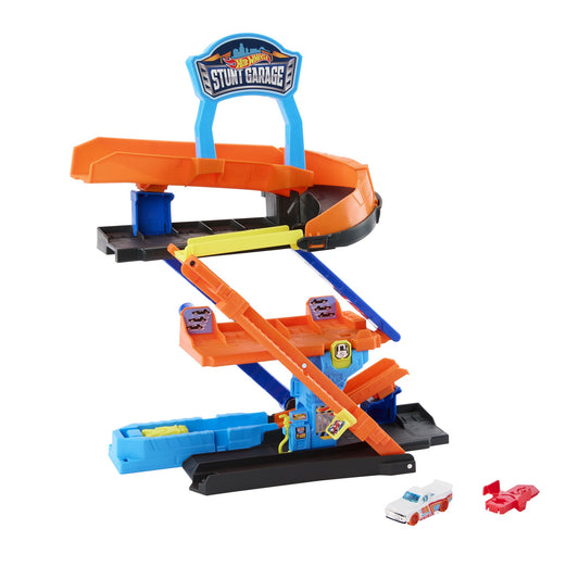 Hot Wheels Transforming Stunt Garage with Track System