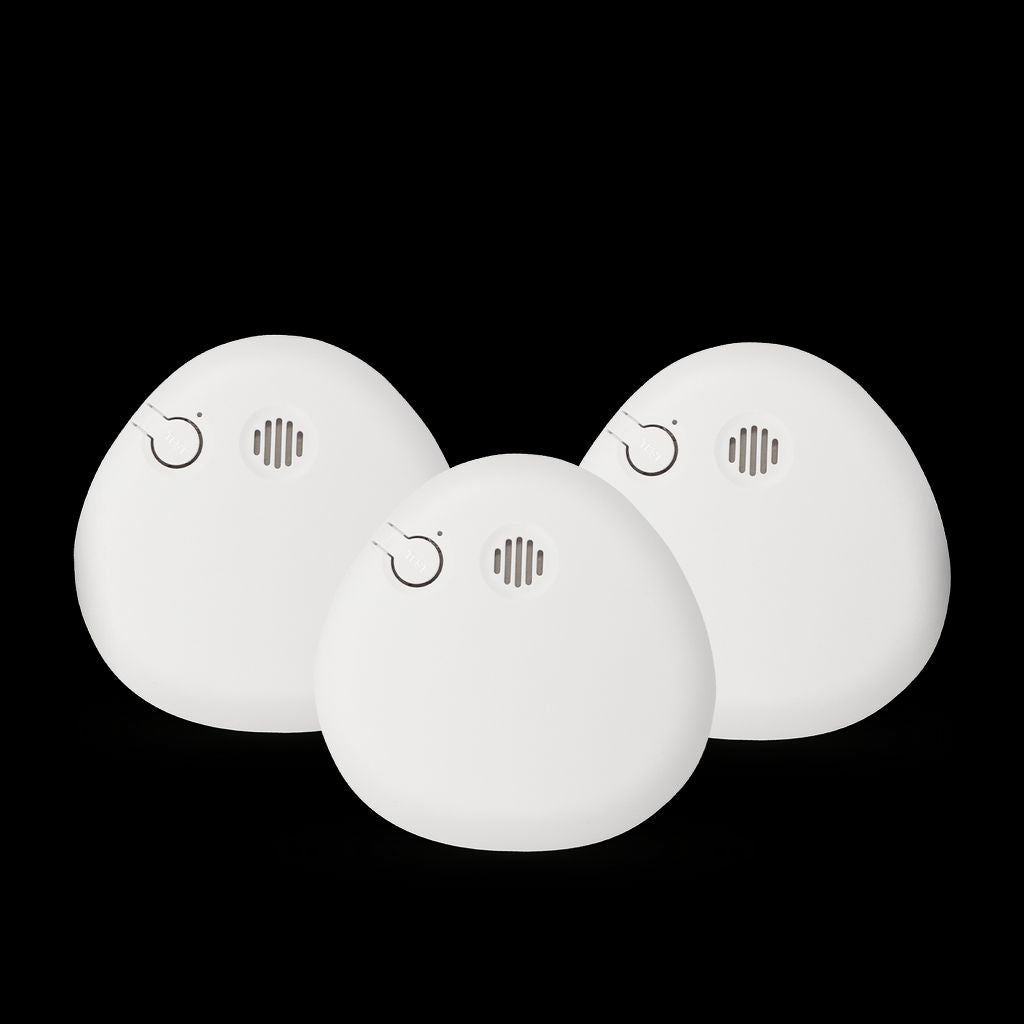 Housegard Pebble Fire alarm incl. battery - 3 pack