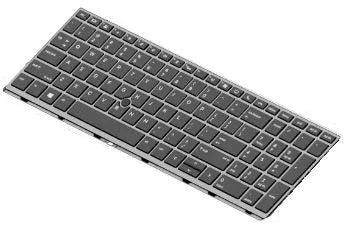 Hp keyboard sps-kybd bl pvcy 15w -den