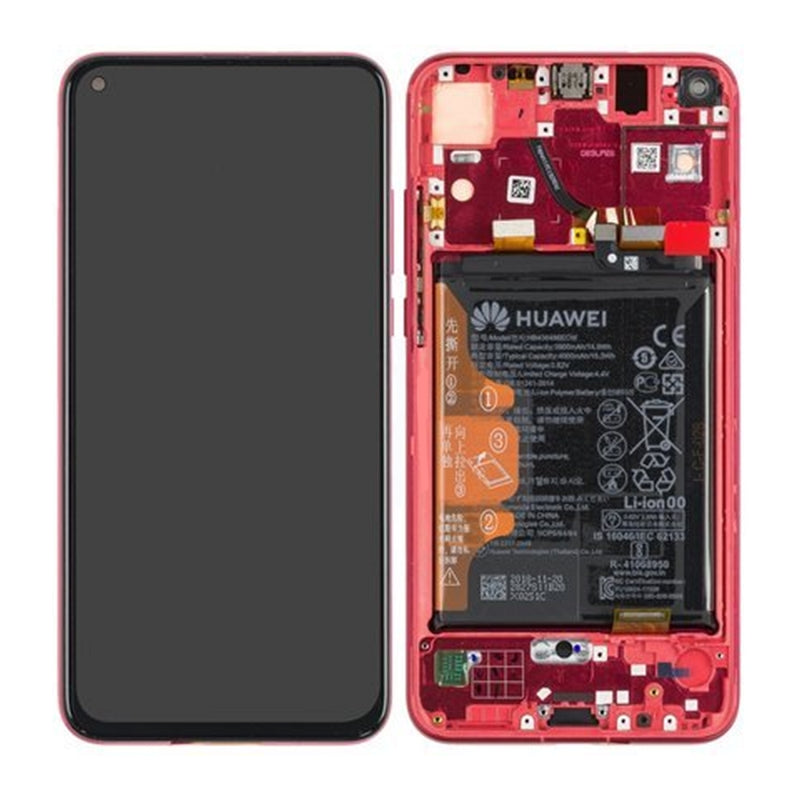 Huawei Honor View 20 Screen with LCD display - Red