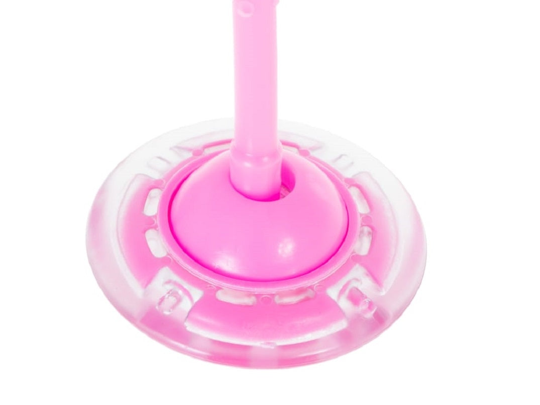 Hula hop leg jumping ball luminous LED pink