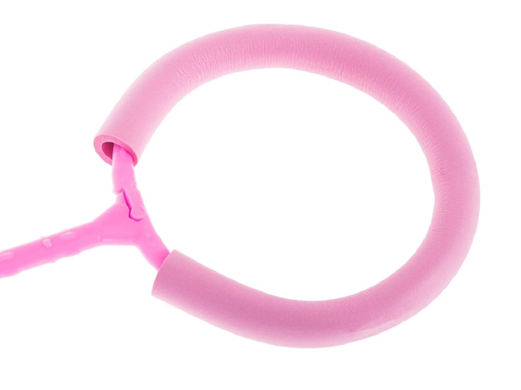 Hula hop leg jumping ball luminous LED pink