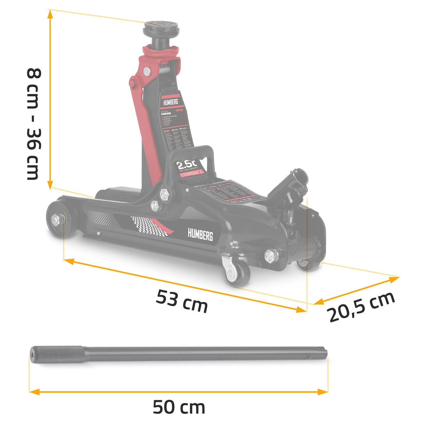 Humberg HM-380 car lift 2.5 t