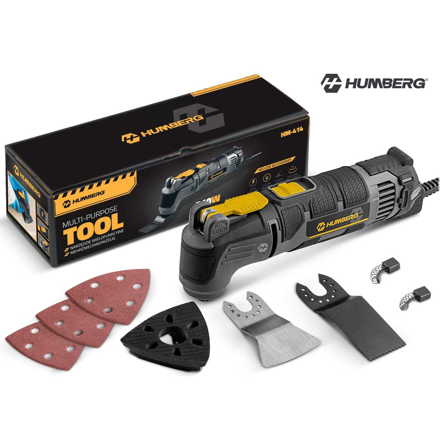 Humberg HM-414 310W orbital sander, multi-sander, polisher