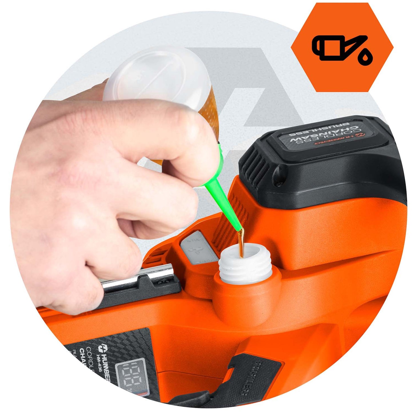 Humberg HM-436 12" Cordless Chainsaw