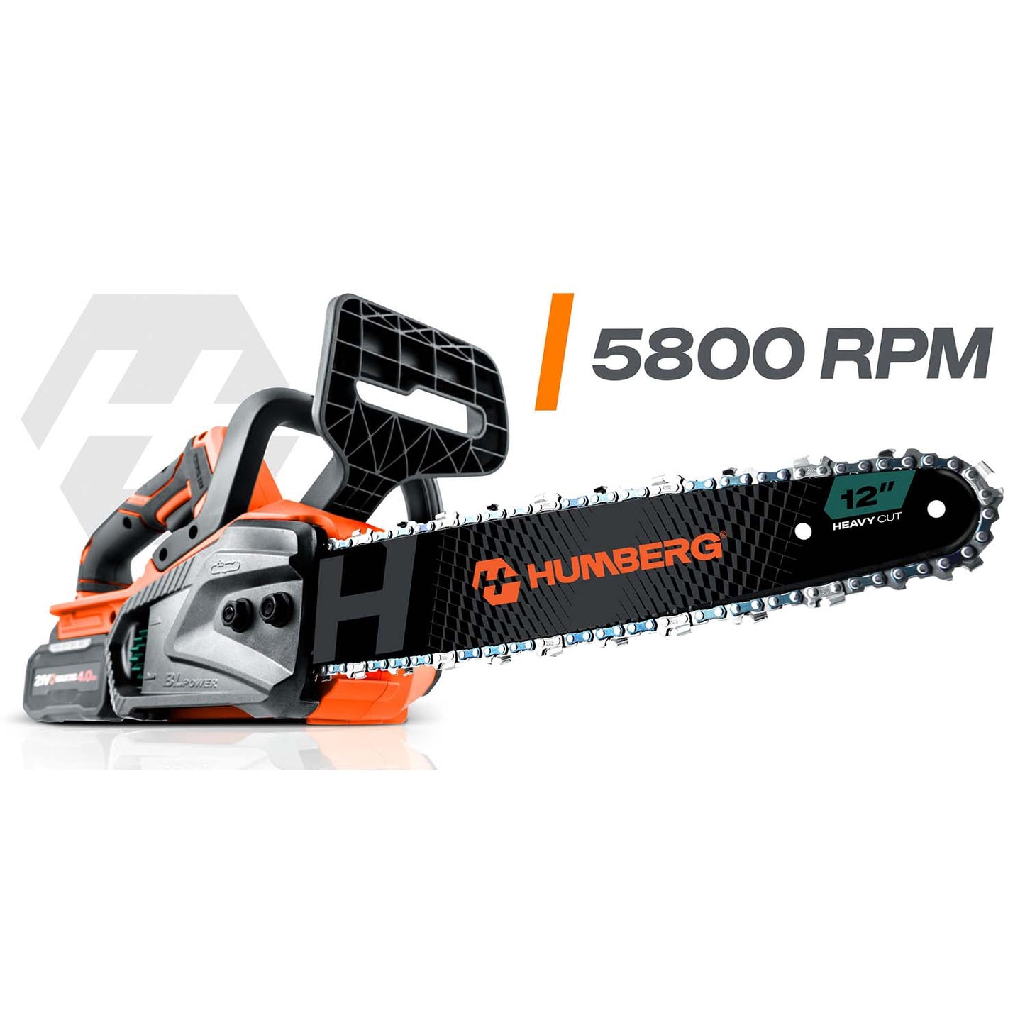 Humberg HM-436 12" Cordless Chainsaw