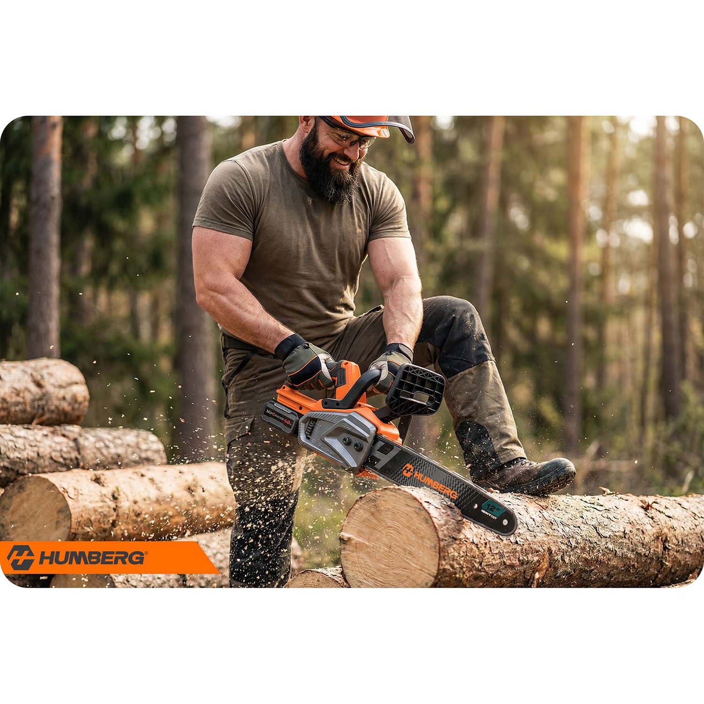 Humberg HM-436 12" Cordless Chainsaw