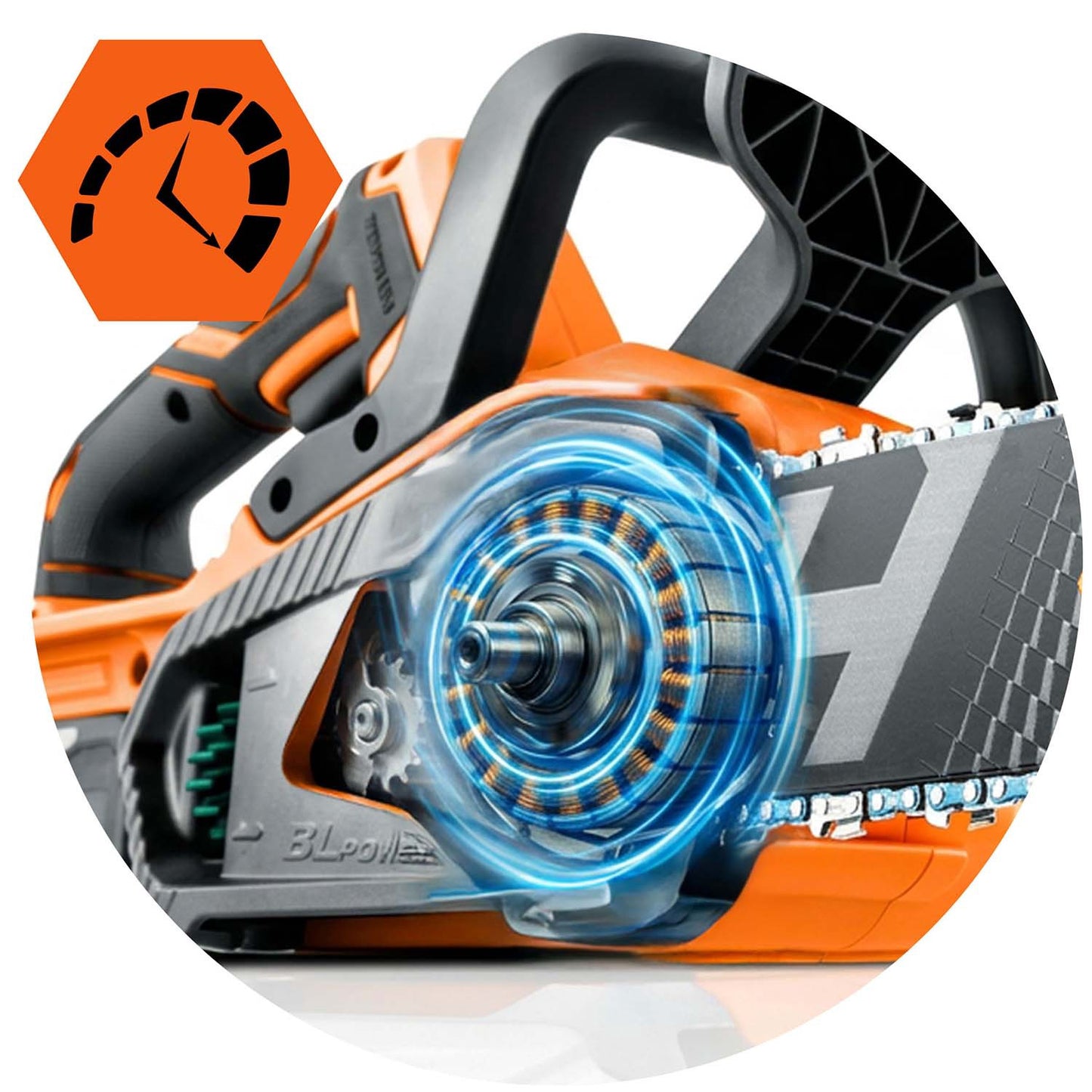 Humberg HM-436 12" Cordless Chainsaw