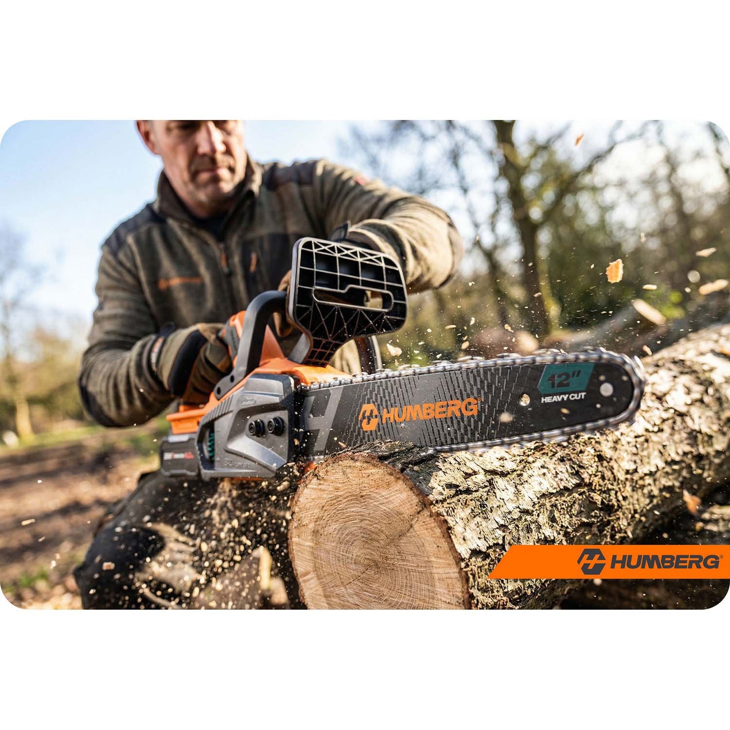 Humberg HM-436 12" Cordless Chainsaw