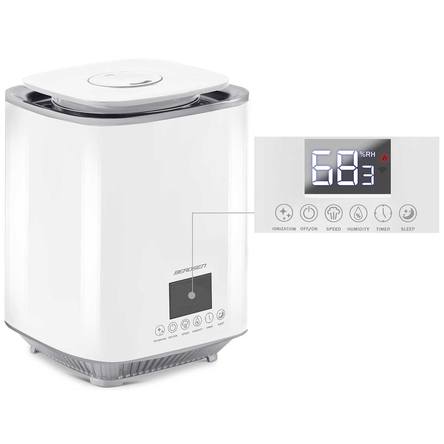 Humidifier Berdsen BD-502 White