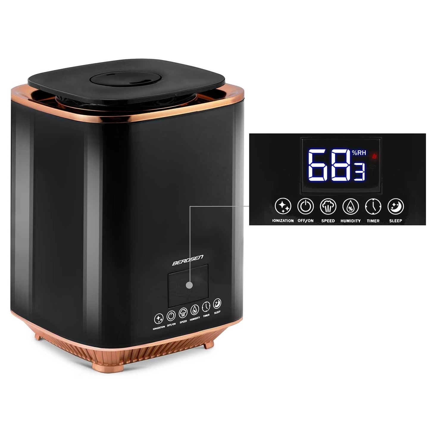 Berdsen BD-502 black air humidifier