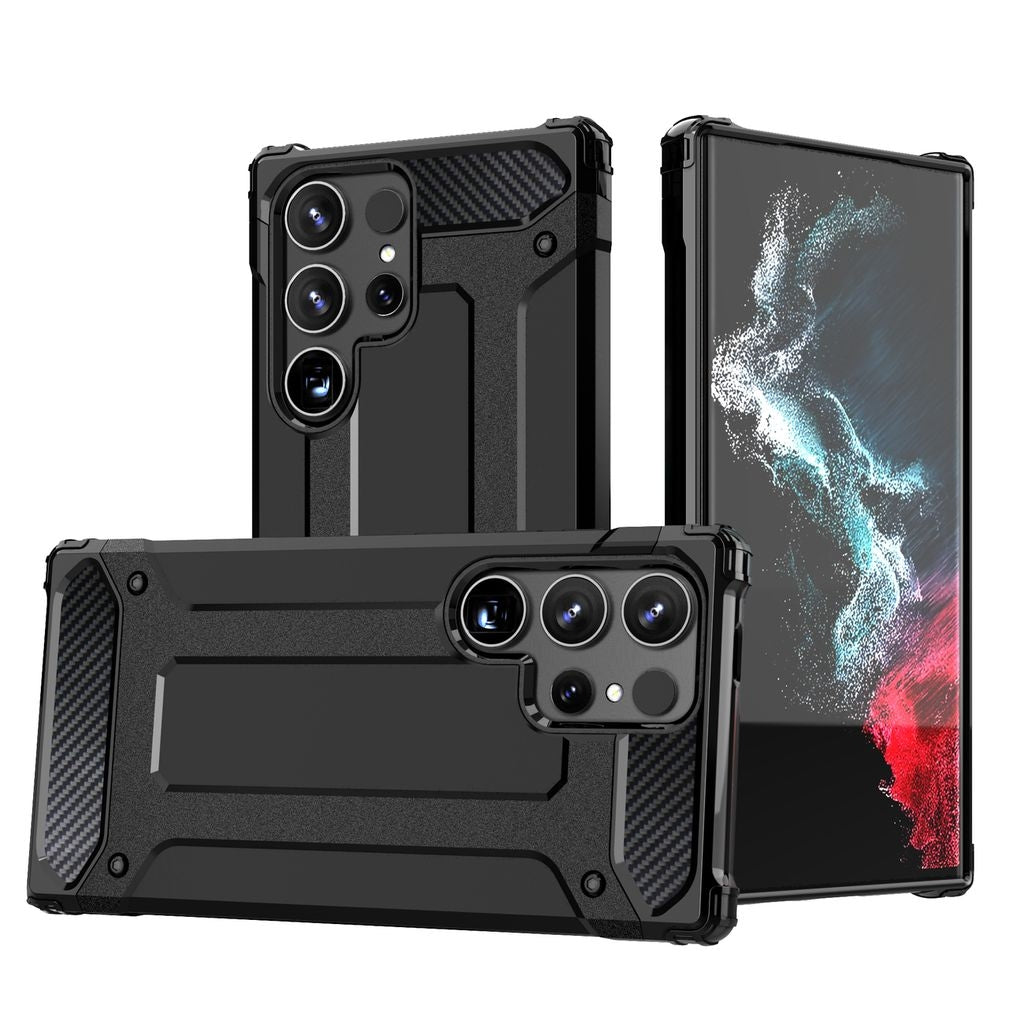 Hybrid Armor case for Samsung Galaxy S24 Ultra armor - black