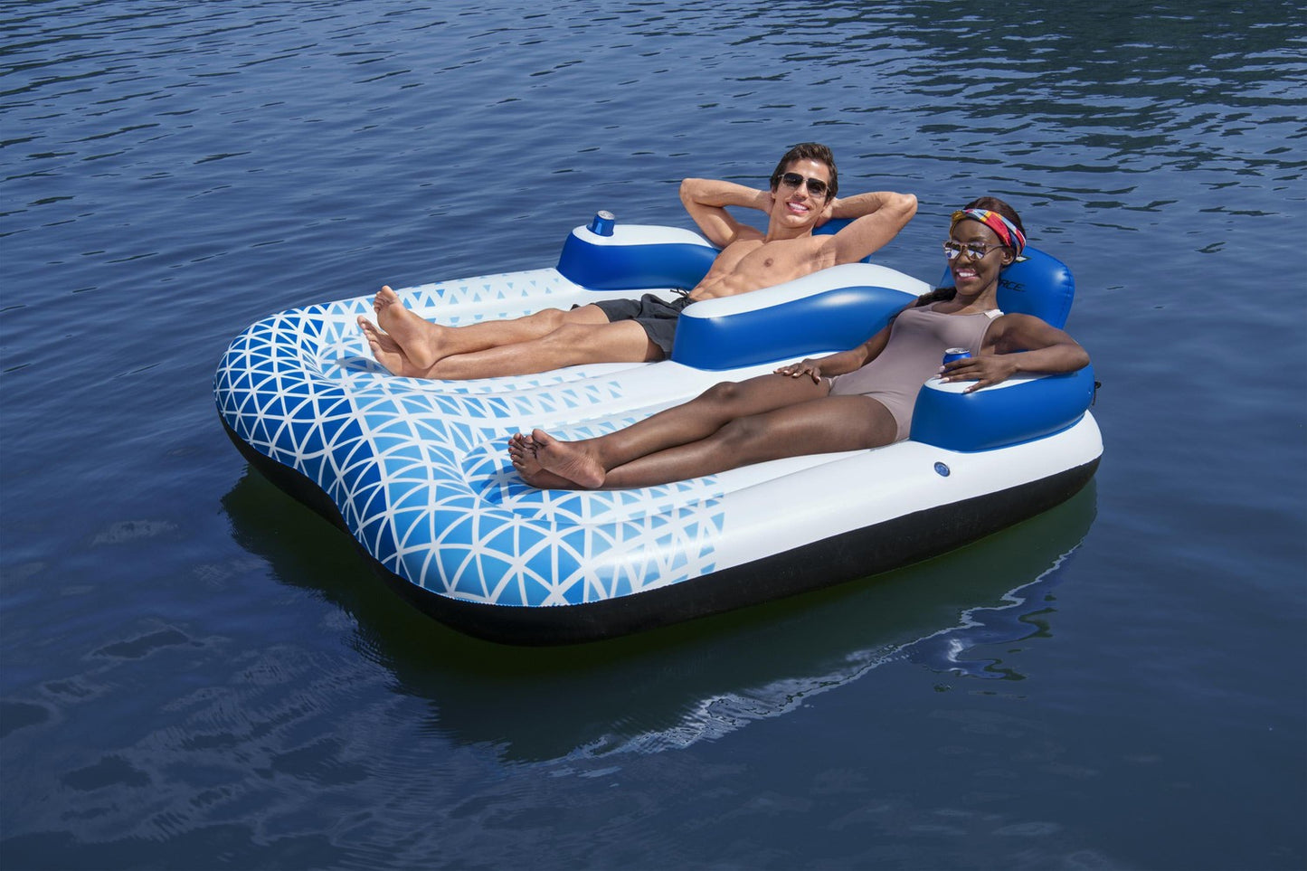 Hydro-Force Indigo Wave Double Lounge