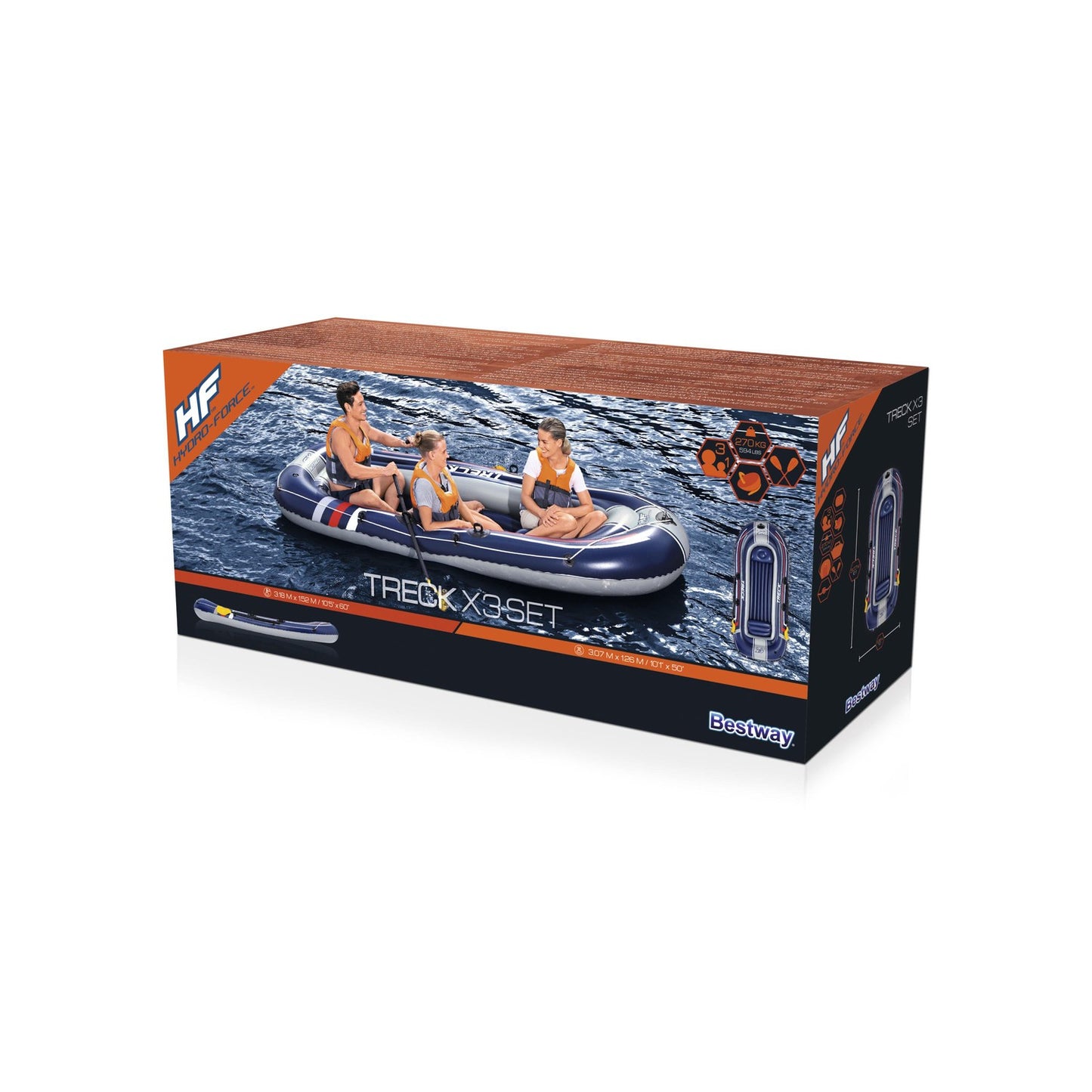 Hydro-Force Treck X3 Boat Set