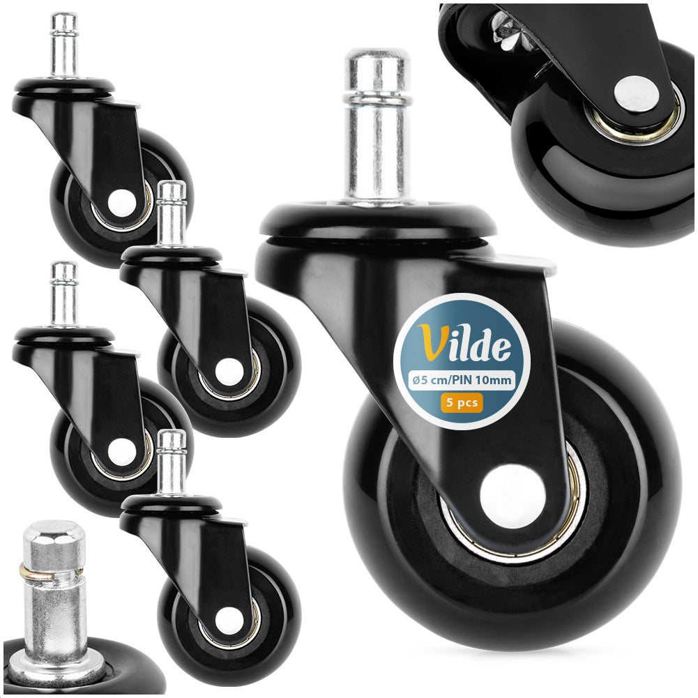 IKEA armchair wheels rubber 5 cm / 10 mm 5 pcs.
