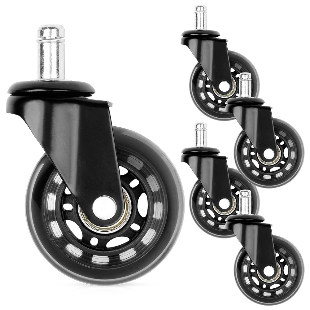 IKEA armchair wheels rubber 6.3 cm / 10 mm 5 pcs.