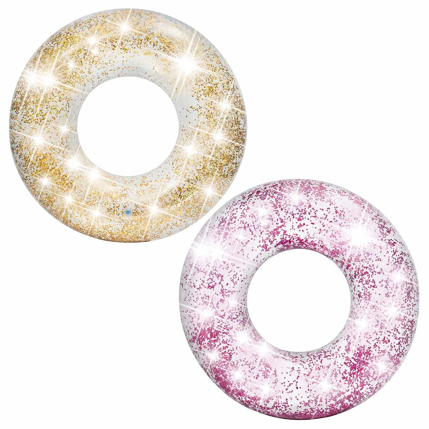 INTEX 56274 glitter swimming ring, pink