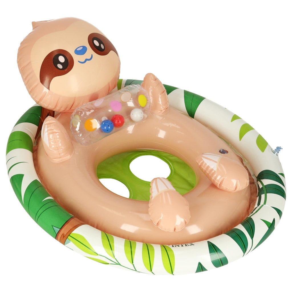 INTEX 59570 Baby swimming wheel inflatable pontoon wheel with seat lazybones max 23kg 3-4 years old