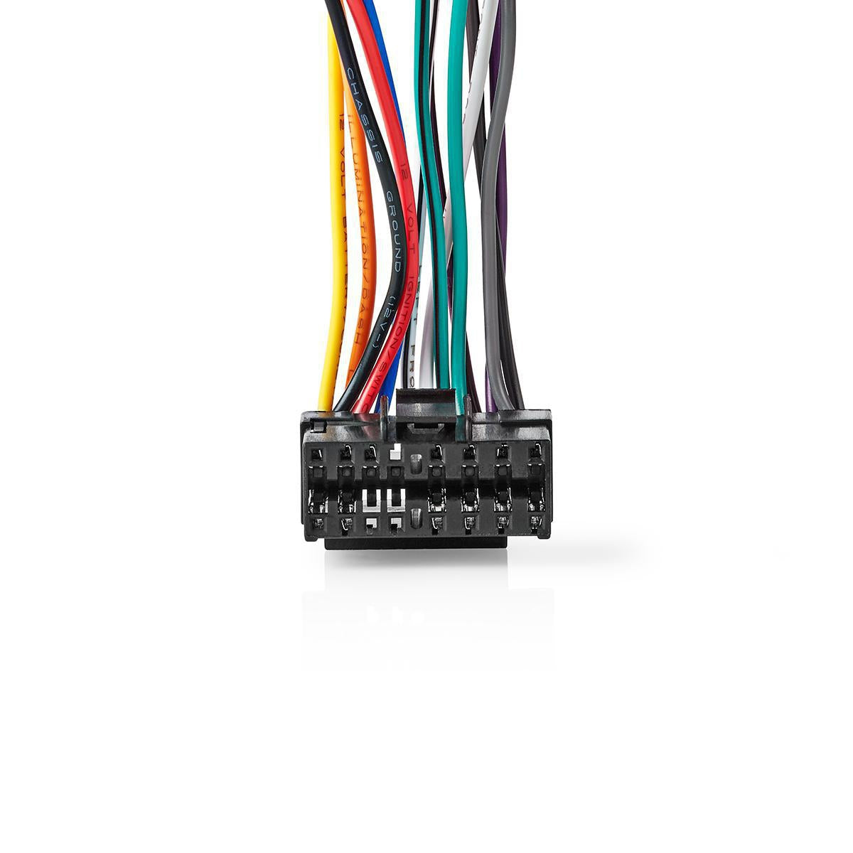 ISO Adapter Cable | ISO Compatibility: JVC | 0.15 m | Round | PVC | Plastic bag