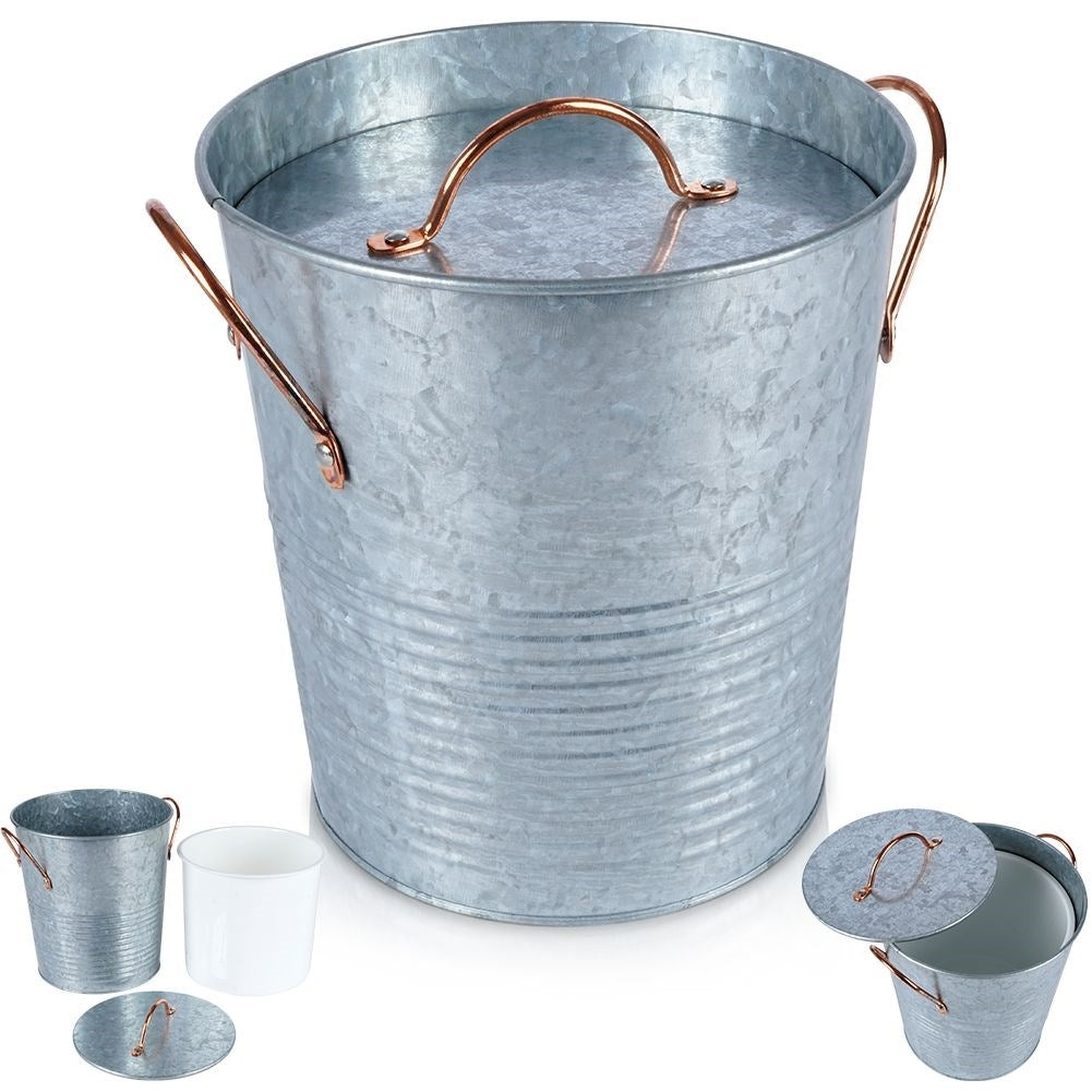 Ice container for Champagne, Wine and Beverages